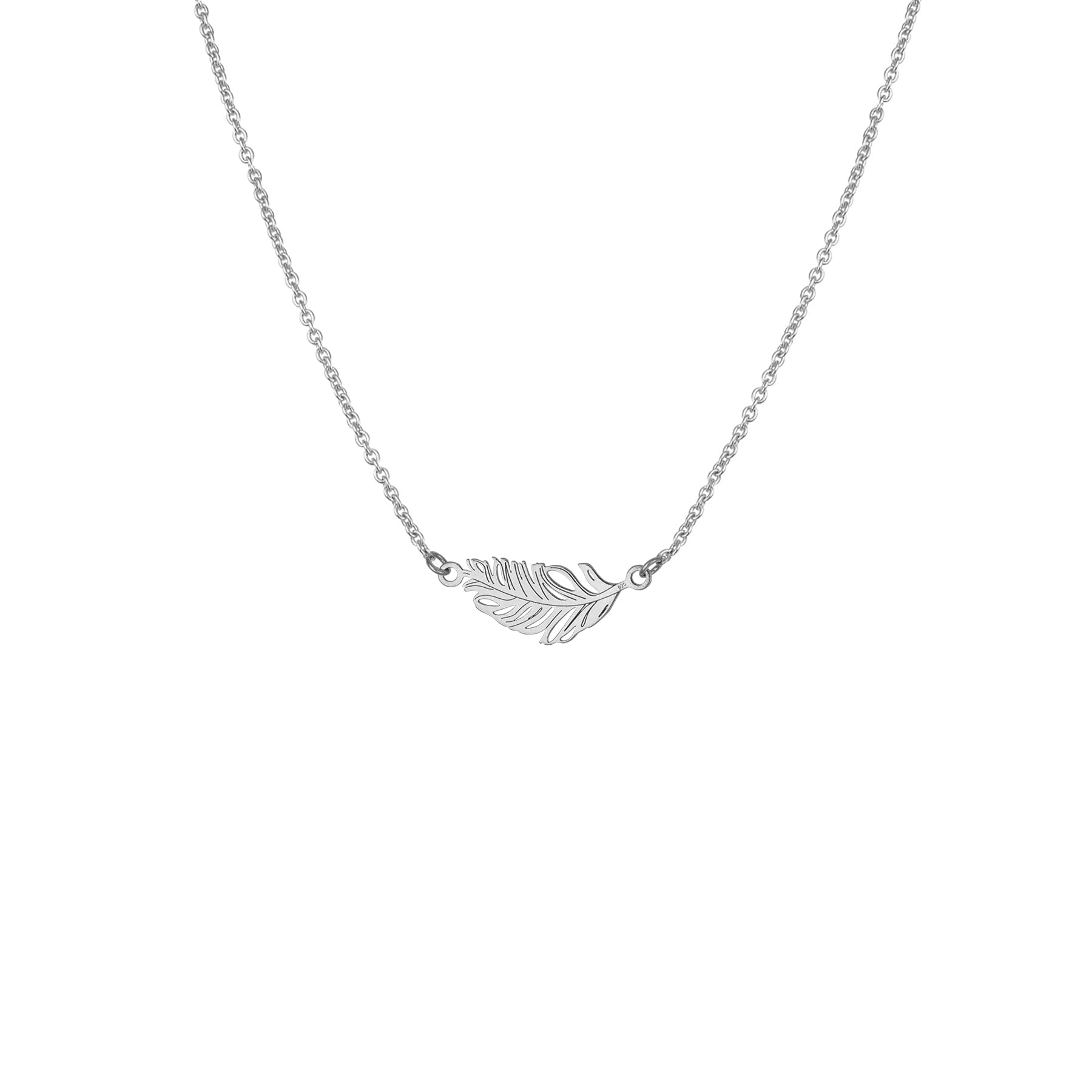 Collier plume argent - Lost & Faune