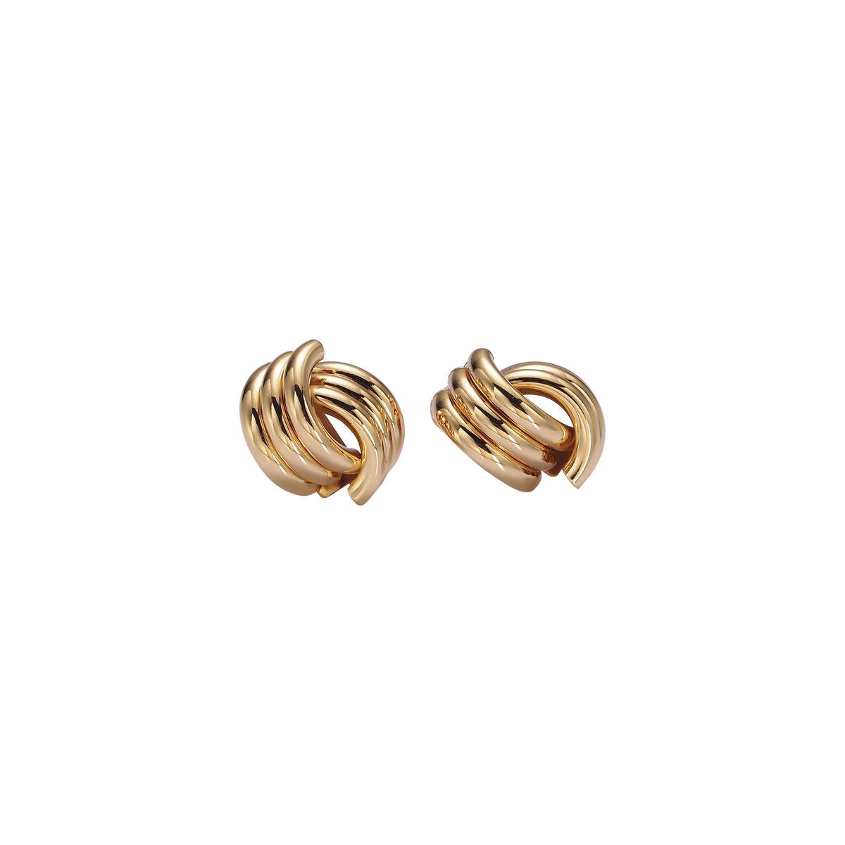Intertwined stud earrings | Lost & Faune