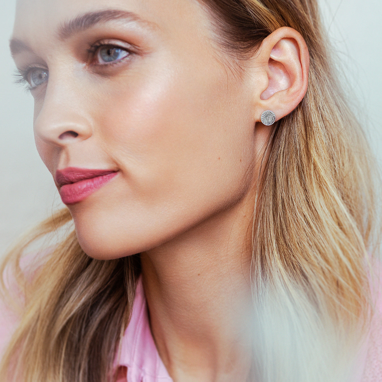 Boucles d'oreilles lever de soleil argent - Lost & Faune