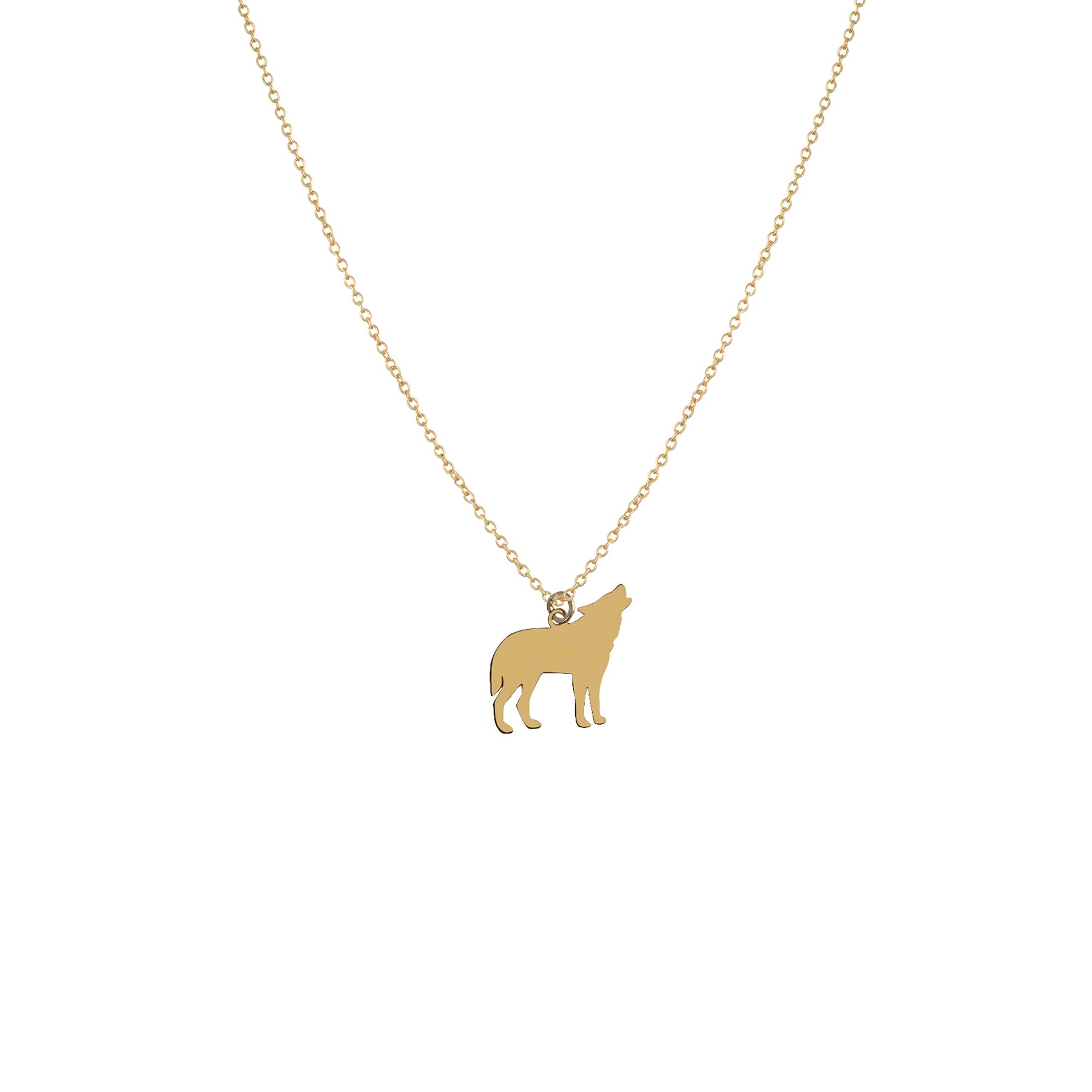 Collier loup or - Lost & Faune