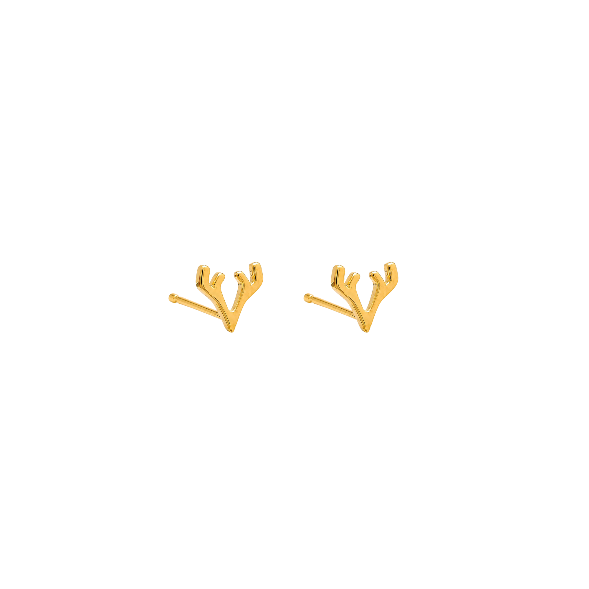 Boucles d'oreilles panaches or